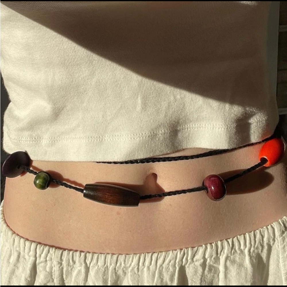 Colorful Beaded Waist Chain